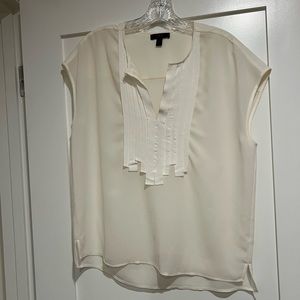Women’s Jcrew Cream Silk Blouse - Sz 4